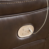 Dunleith - Power Sectional 6 Pc - Chocolate