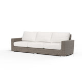 Coronado - Sofa, With Self Welt - Canvas Flax / Dark Brown
