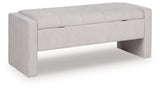 Akselman - Gray - Storage Bench