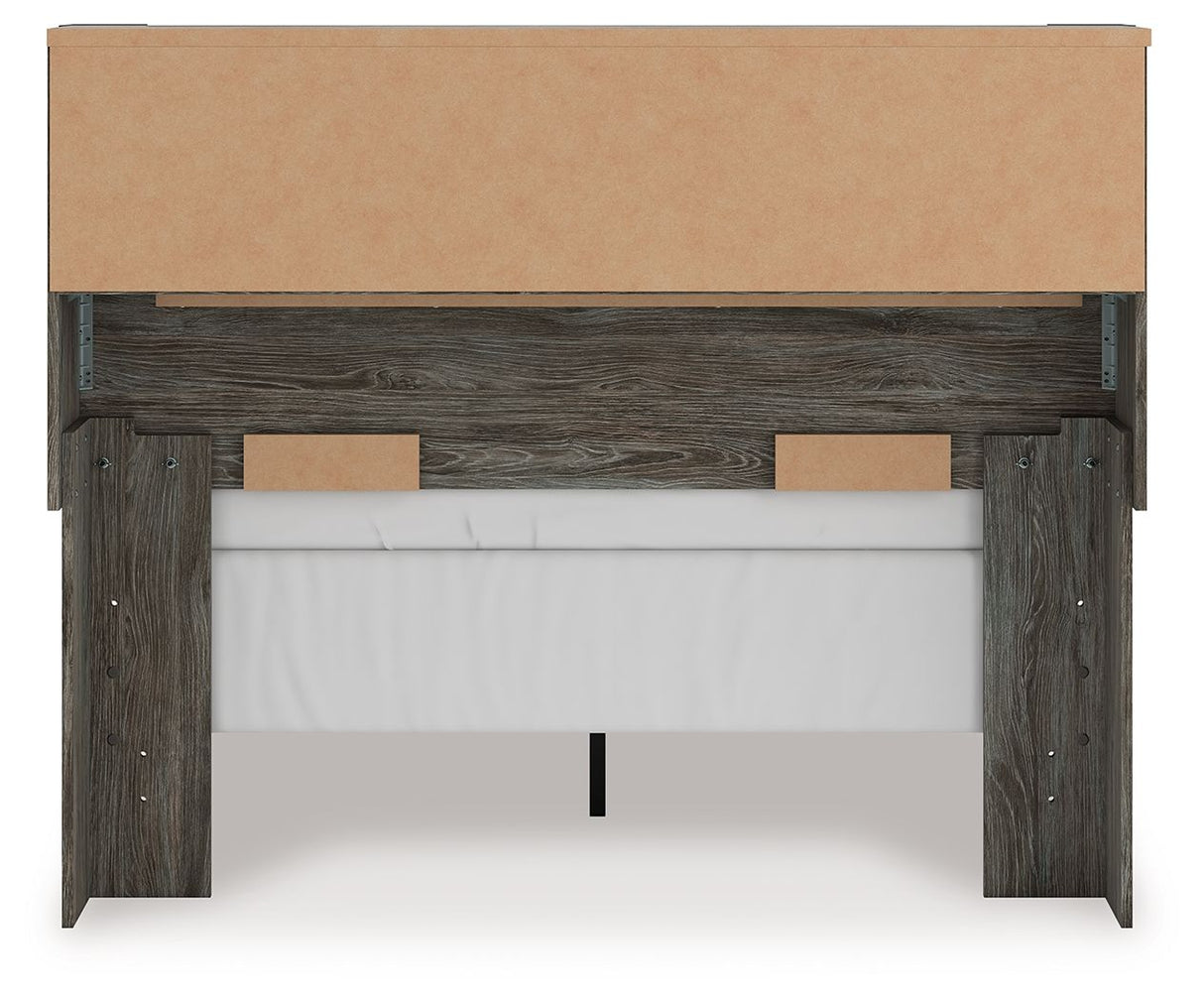Frandern - Bookcase Panel Bedroom Set