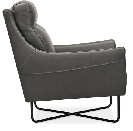 CC - Efron Club Chair With Black Metal Base