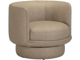 Deke - Swivel Chair - Light Brown