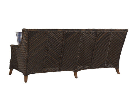 Island Estate Lanai - Sofa - Dark Brown / White