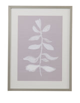 Fresh Leaves I Framed Print - Gray