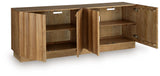 Timkins - Accent Cabinet - White Washed