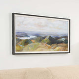 Above - The Lakes Framed Landscape Print - Gray