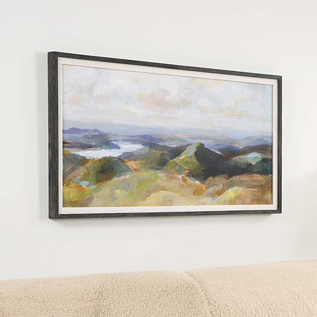 Above - The Lakes Framed Landscape Print - Gray