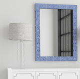 Cesar - Wall Mirror - Blue