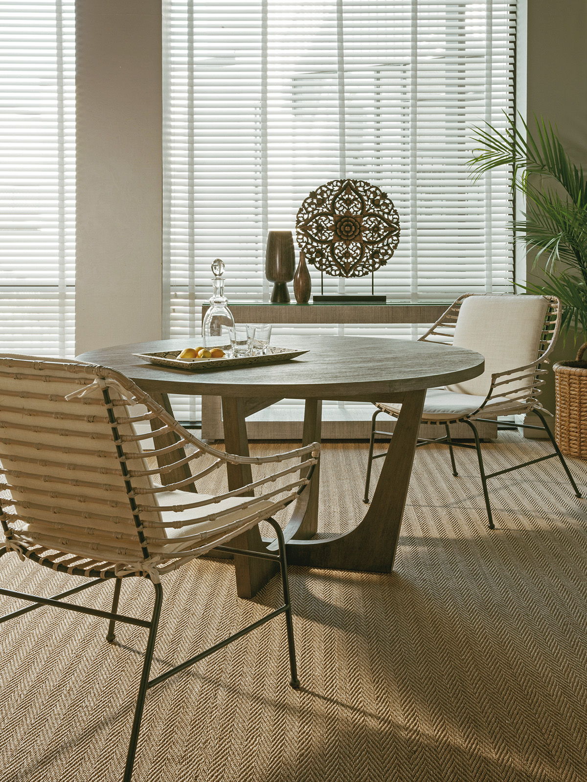 Cohesion Program - Brio Round Dining Table - Dark Brown