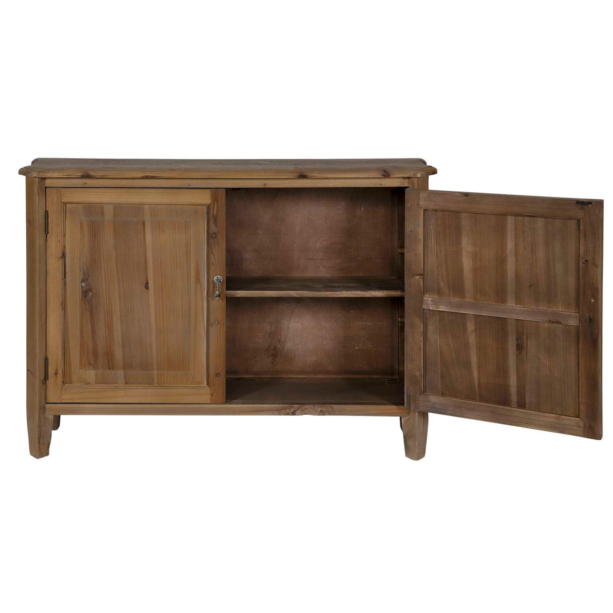 Altair - Reclaimed Wood Console Cabinet - Brown, Dark
