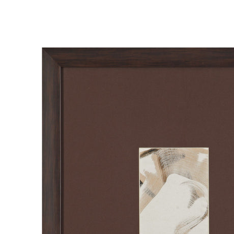 Ndepth - Framed Print - Brown