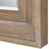 Missoula - Large Natural Wood Mirror