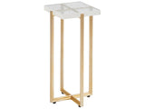 Palm Desert - Ashlyn Acrylic Accent Table - Dark Brown
