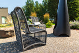 Milano - Armless Club Chair - Slate