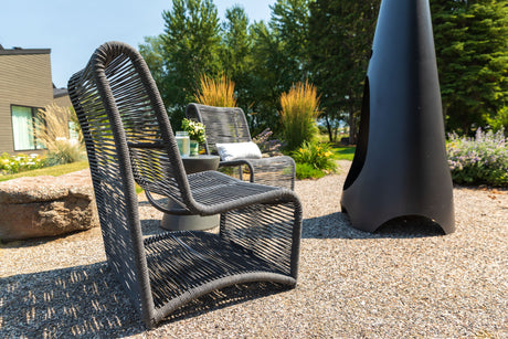 Milano - Armless Club Chair - Slate