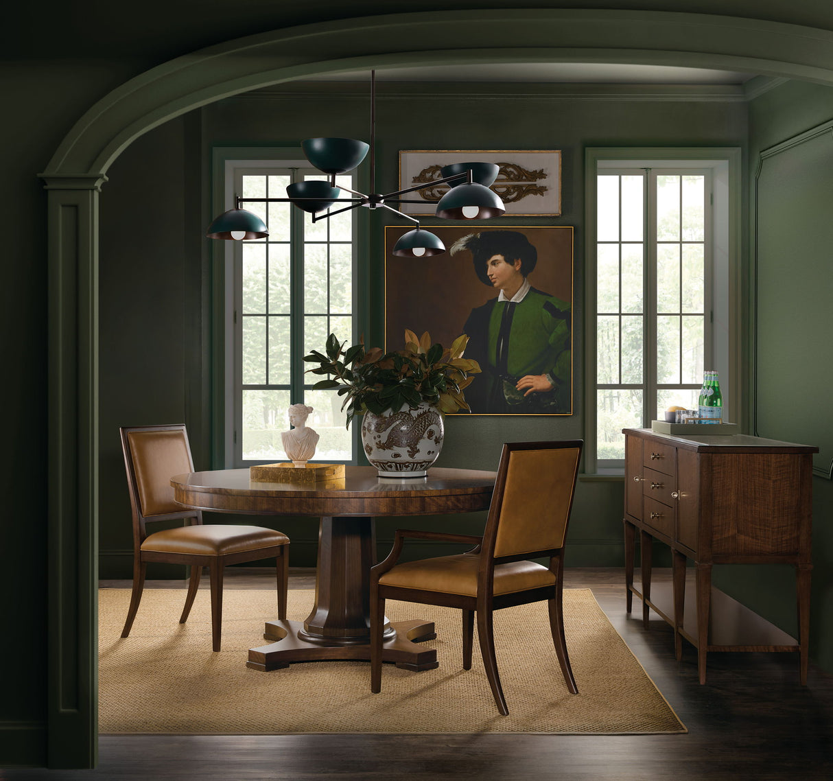 Archives - Round Pedestal Dining Table - Dark Brown