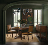 Archives - Round Pedestal Dining Table - Dark Brown