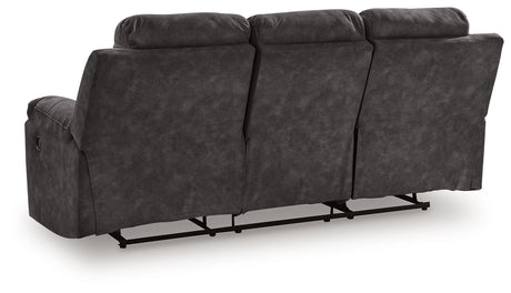 Brysonview - Reclining Sofa - Charcoal
