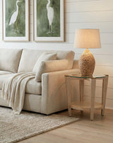 Dunes - End Table - Bleached Oak