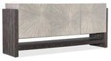 Melange - Ground Perspective Credenza - Pearl Silver