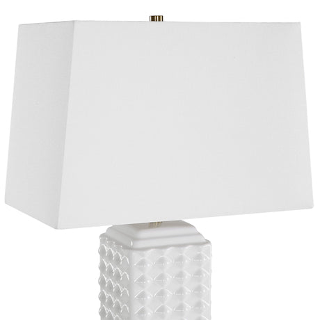 Table Lamp - Gloss White - Ceramic