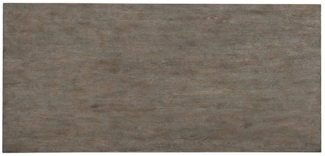 Rustic Glam - Trestle Desk - Dark Gray