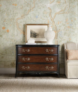 Charleston - Three-Drawer Accent Chest - Dark Brown
