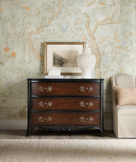 Charleston - Three-Drawer Accent Chest - Dark Brown