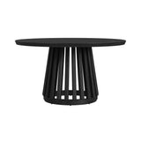 Mateo - Round Dining Table - Black