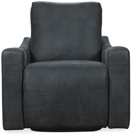 RC - Lewis Power Swivel Recliner - Black