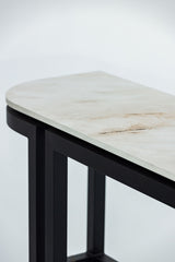 Malibu - Console Table - Black / White