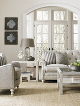 Oyster Bay - Saddlebrook Rectangular Cocktail Table - Pearl Silver