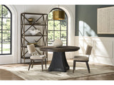 Montclair - Cinder Dining Table - Dark Brown / Dark Gray