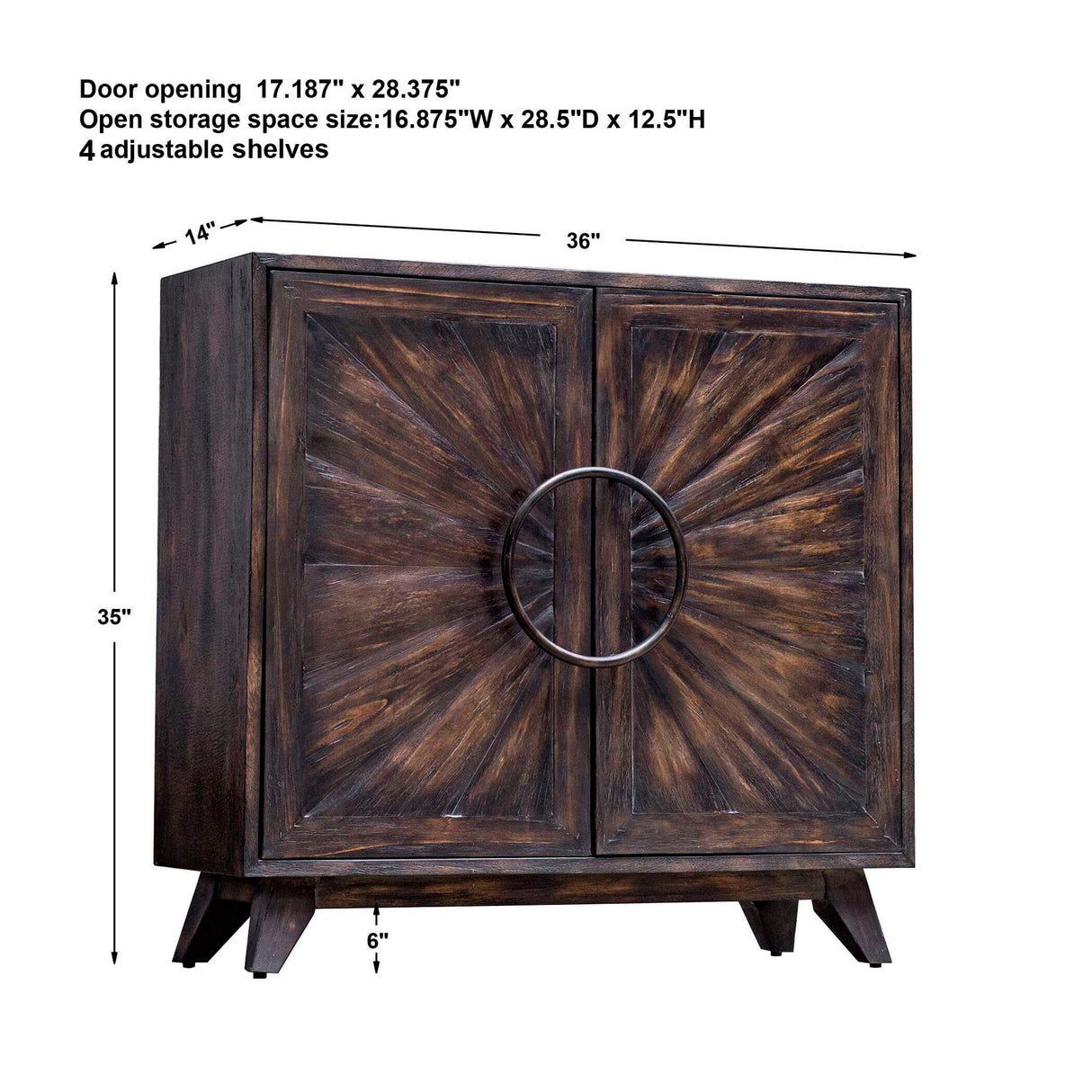 Kohana - Console Cabinet - Black