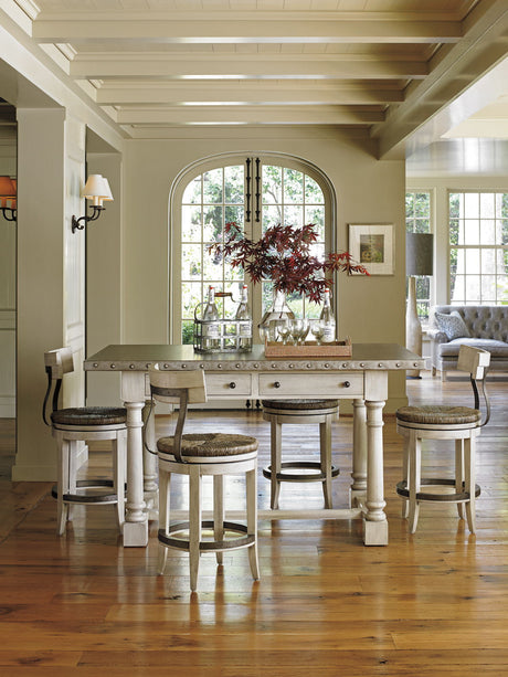 Oyster Bay - Hidden Lake Bistro Table - Pearl Silver