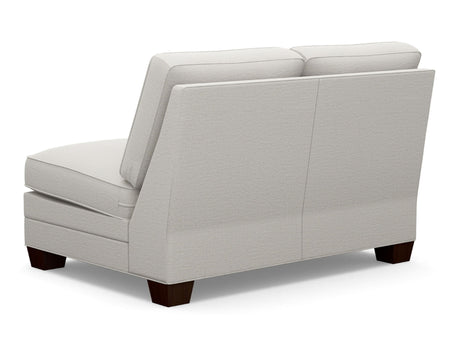 Lexington Upholstery - Townsend Fabric Armless Loveseat - White