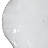 Abella - Ceramic Wall Decor, Set Of 3 - White