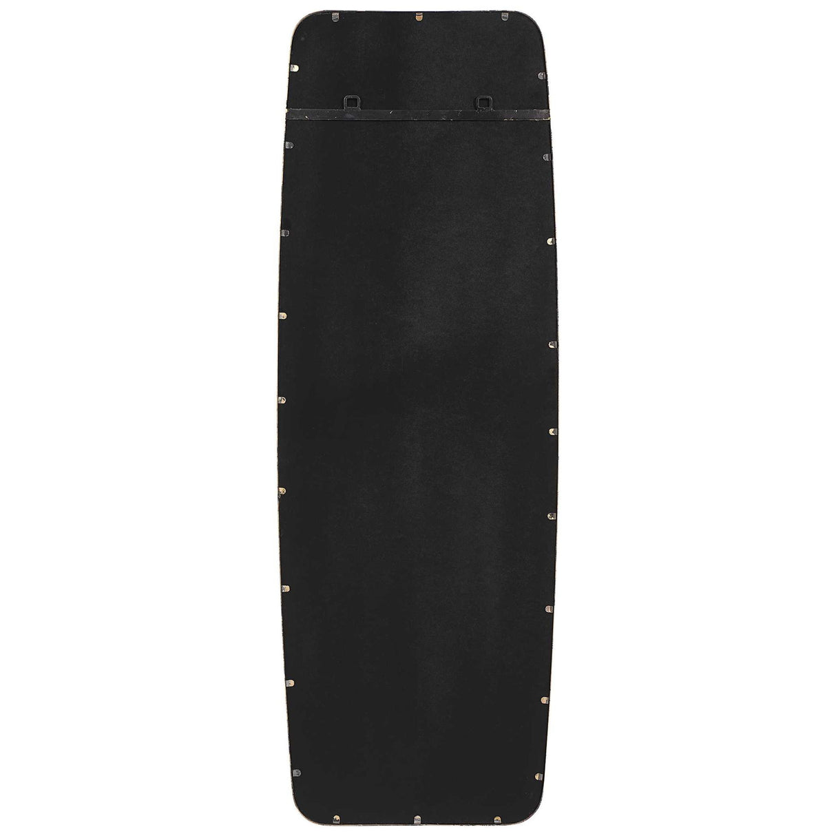 Mirror With Rounded Corners - Matte Black