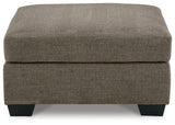 Mahoney - Oversized Accent Ottoman - Chocolate