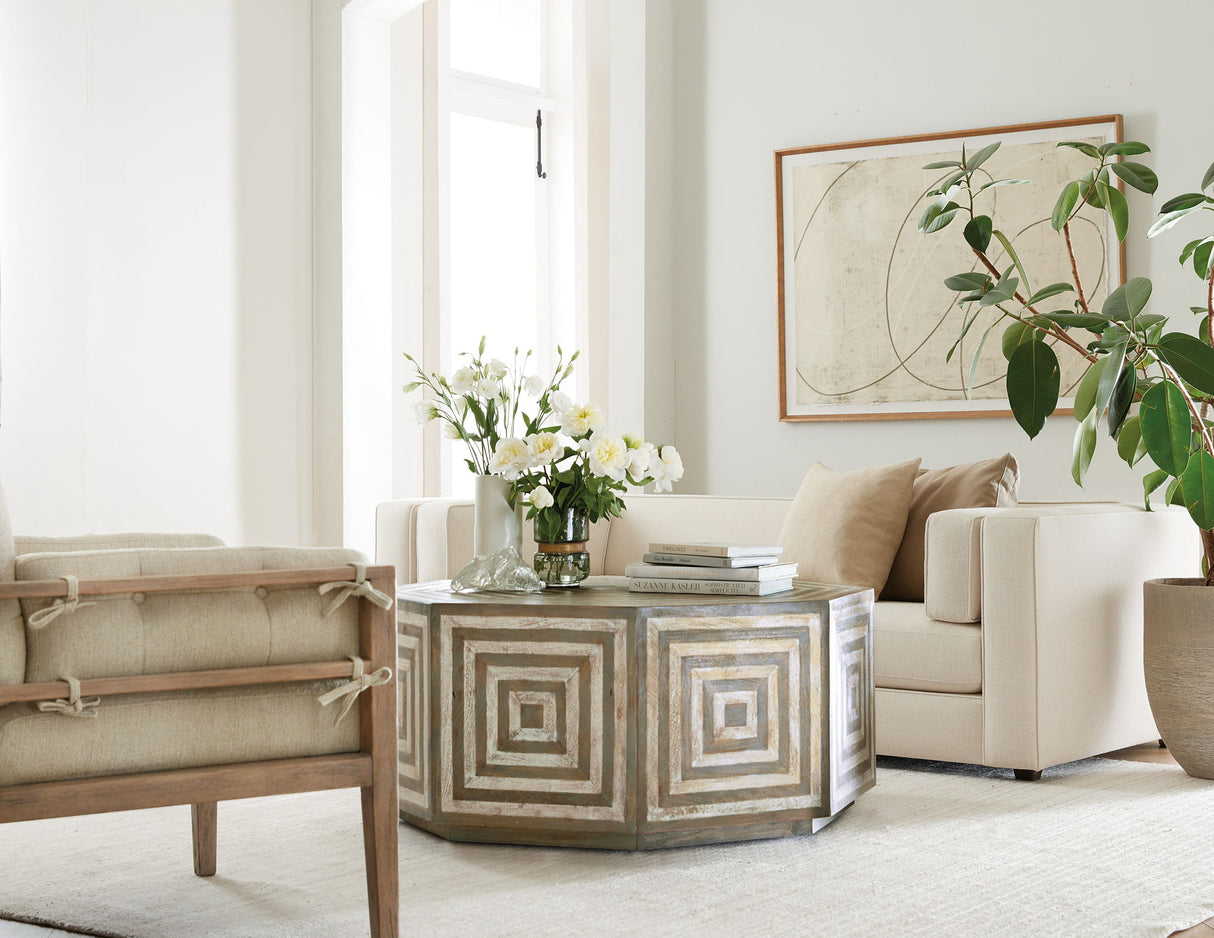 Commerce And Market - Octagonal Cocktail Table