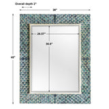 Makaria - Coastal Mirror - Blue