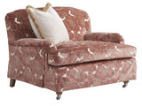 Barclay Butera Upholstery - Athos Chair With Pewter Casters - Light Brown