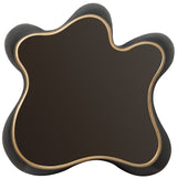 Melange - Even And Flow Round End Table - Black