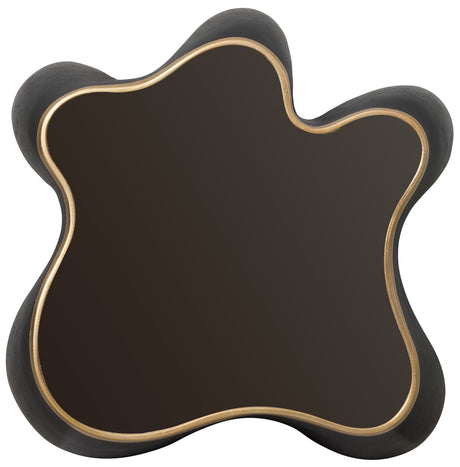 Melange - Even And Flow Round End Table - Black