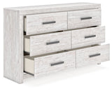 Cayboni - Six Drawer Dresser - Whitewash