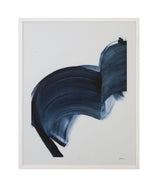 Passing Waves IV Framed Print - Blue