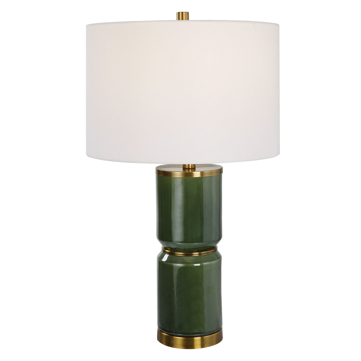 26" Table Lamp - Dark Green