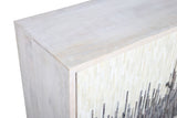 Zooey - Hall Cabinet - White Wash Mango