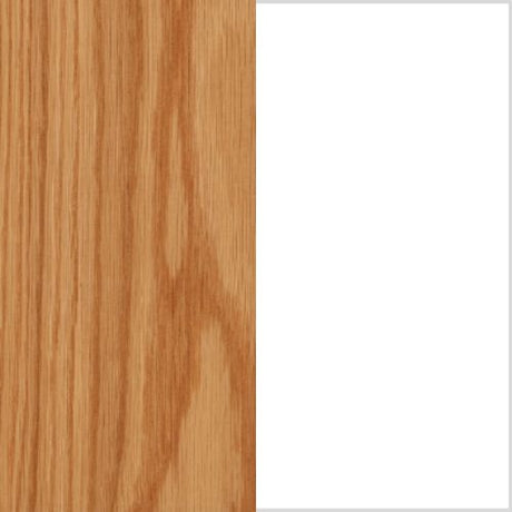 Realyn - White / Brown - Round End Table