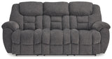 Foreside - Reclining Sofa - Charcoal